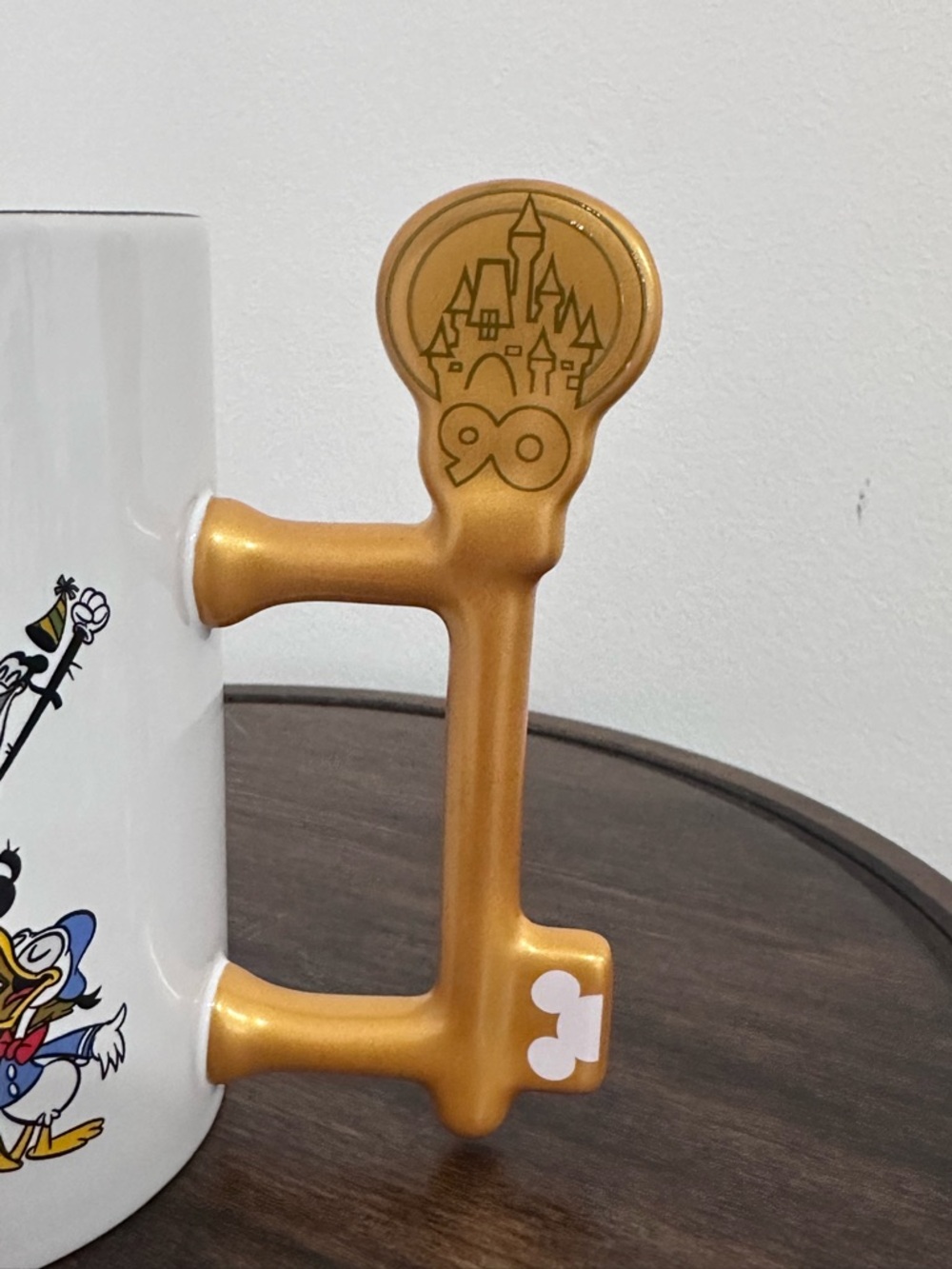 Disney Parks Mickey’s 90th Birthday Celebration Celebration Key Handle Mug - Picture 4 of 8
